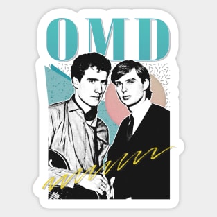OMD \ Original Retro Tribute Design Sticker